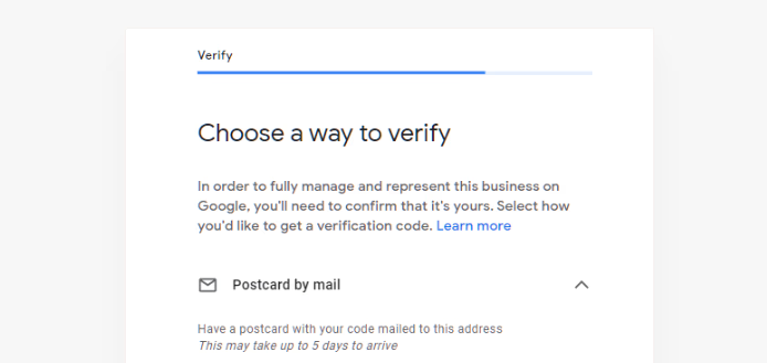 Claim your business and fill in the