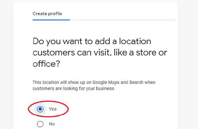 Claim your business and fill in the