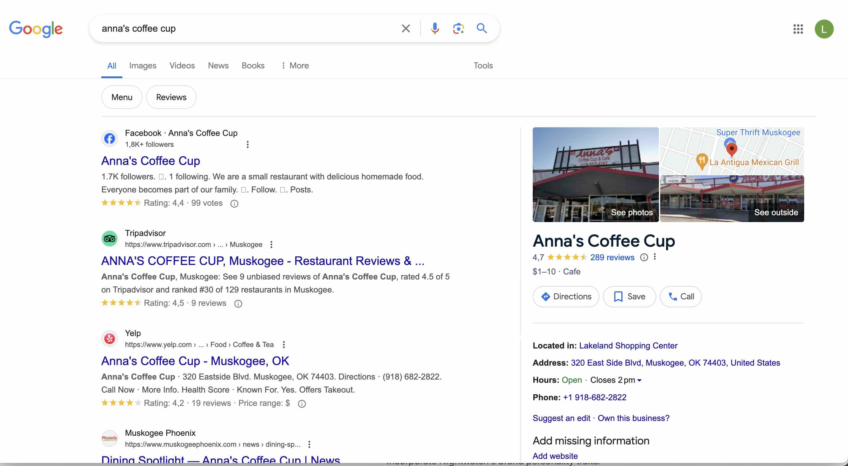 Detailed listing information