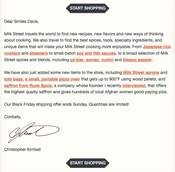 Black friday marketing