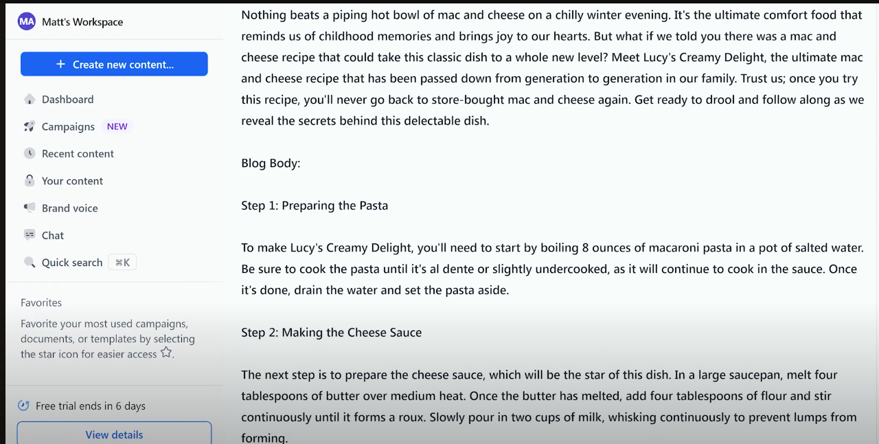 blog-writing-in-jasper-ai