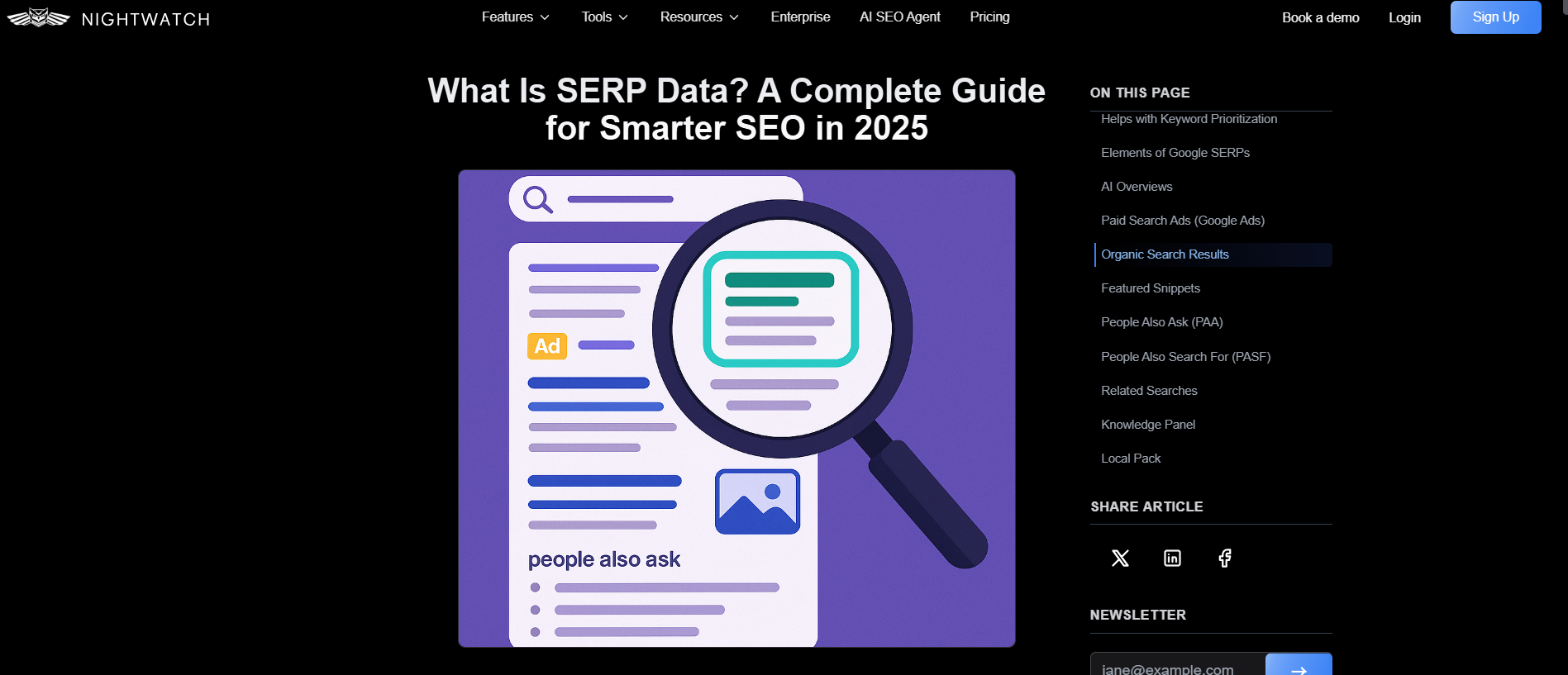 a-nightwatch-pillar-page-on-serp-data