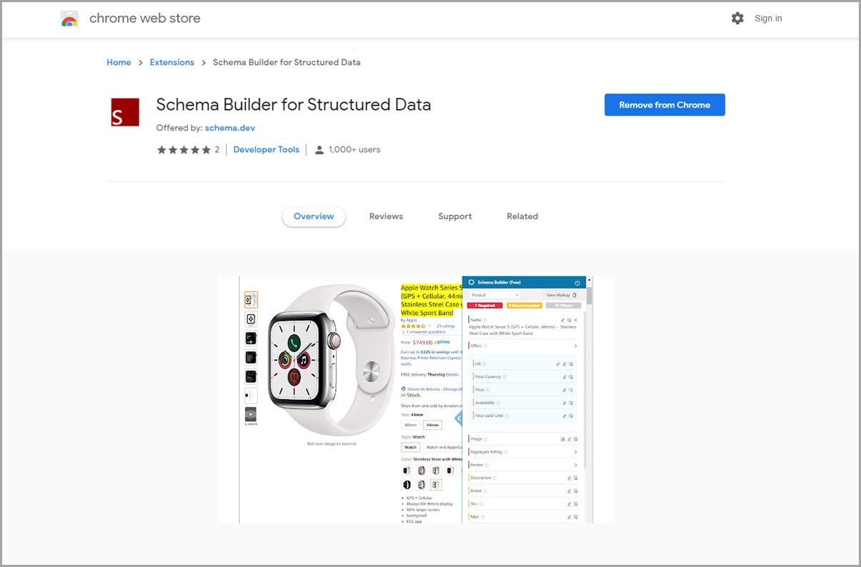 Another tool is the schema builder chrome extension