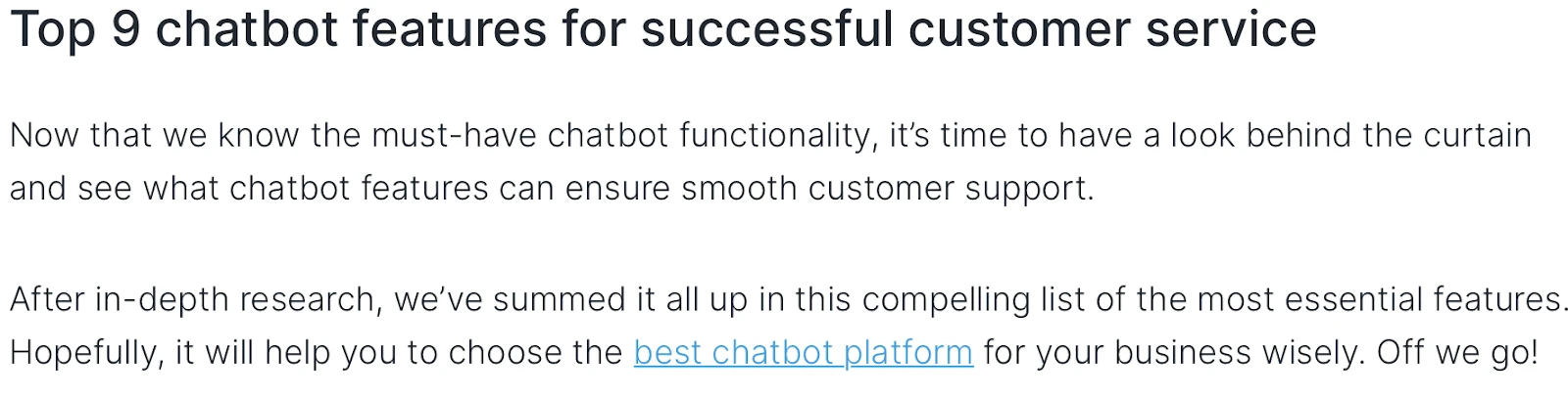 Ensure you have internal and external backlinks
