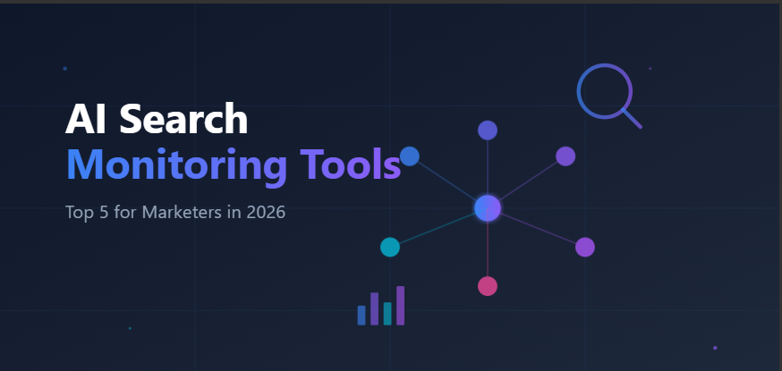 Cover for Best AI Search Monitoring Tools for Marketers in 2026