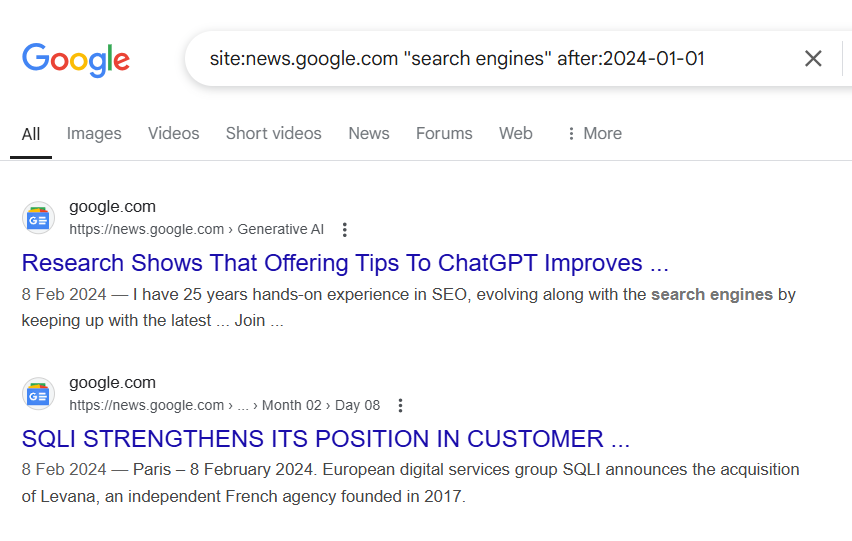 how to conduct research with search operators