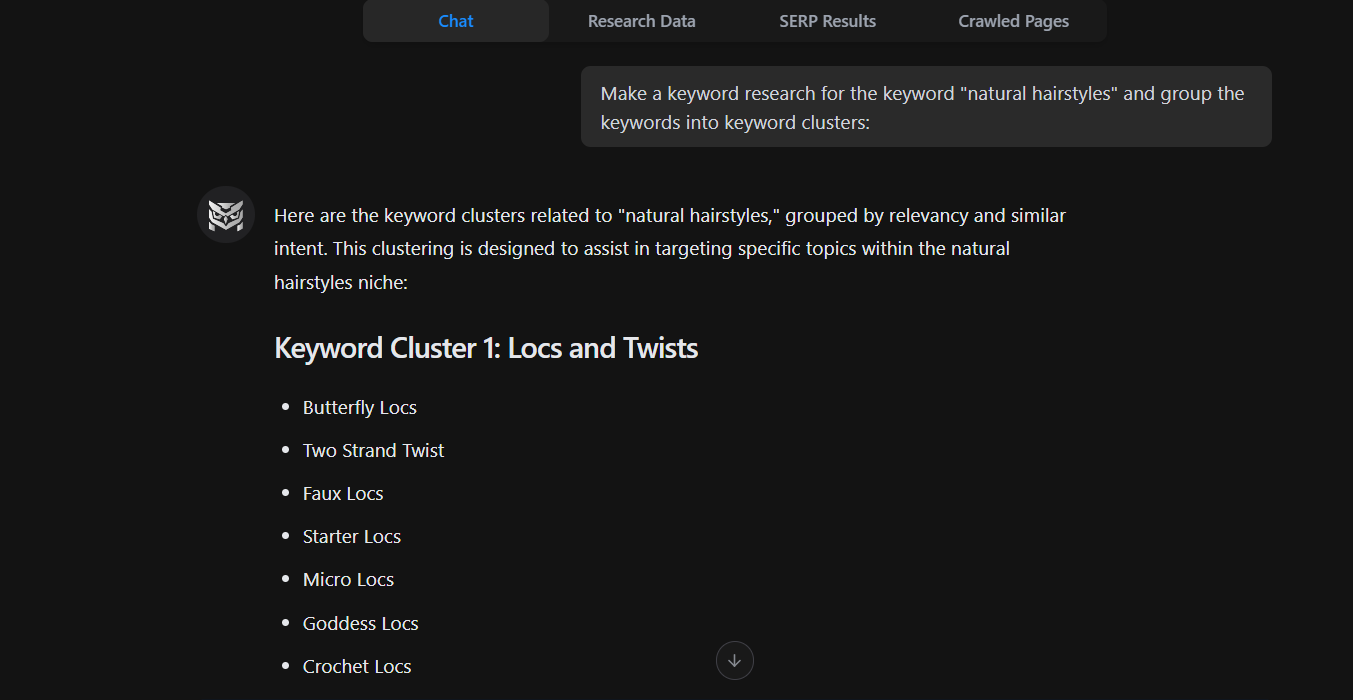 keyword-clustering-in-nightwatch-ai-seo-agent