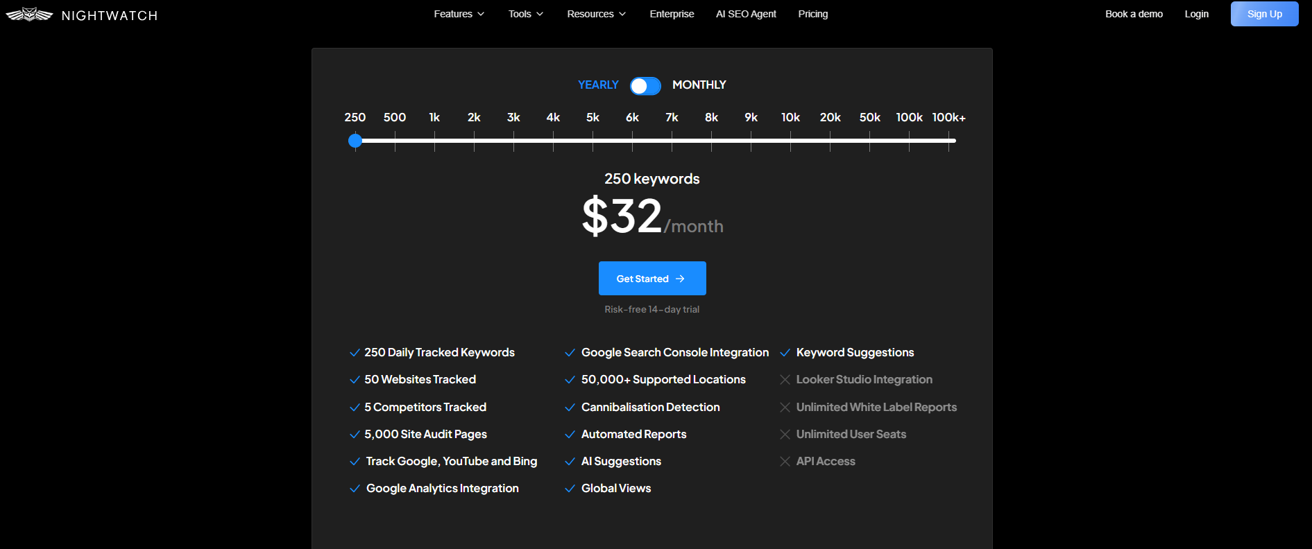 nightwatch-pricing-page