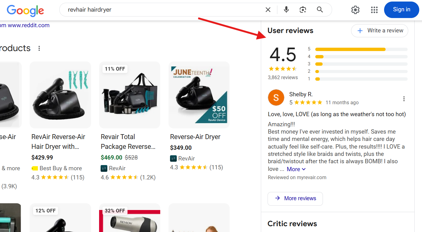 reviews-and-ratings-on-google-serps