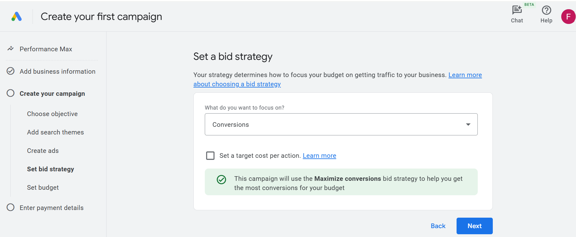 Set bidding and launch