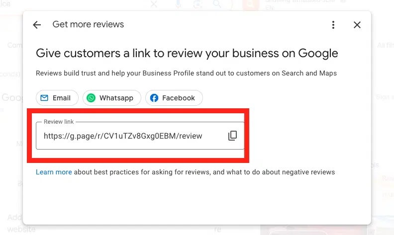 Step implement a system for soliciting reviews