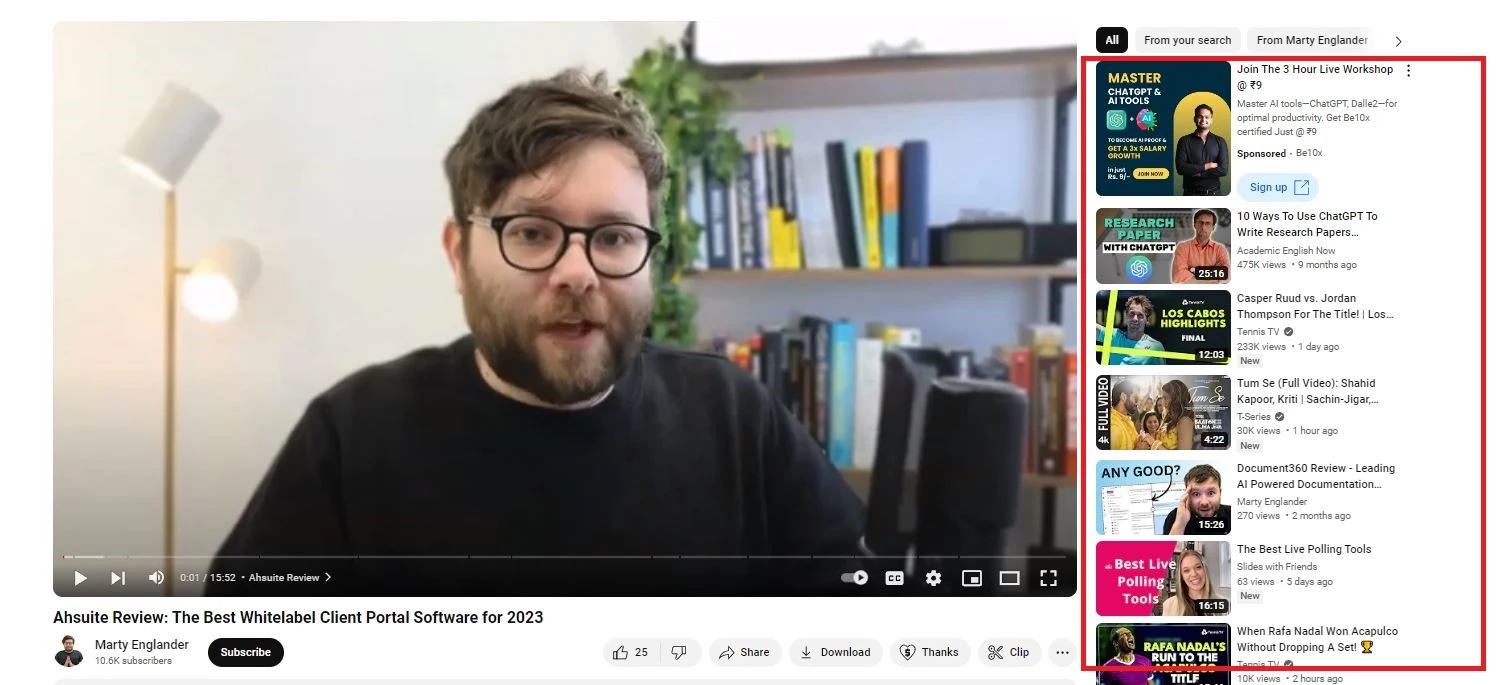 Use relevant keywords in video titles and descriptions